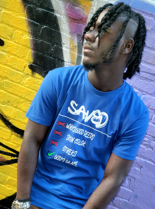 Saved Royal Blue T-Shirt